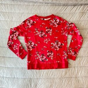 Floral Crewneck Sweatshirt